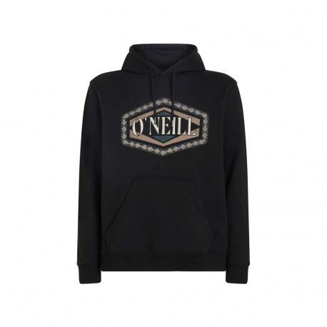 Μακρυμάνικες O'Neill Men's Front Print Hoodie Black Out